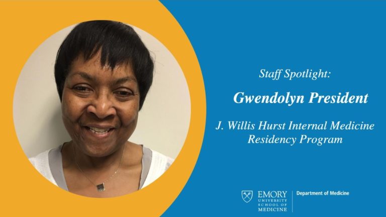 Staff Spotlight: Gwendolyn President - Emory Daily Pulse