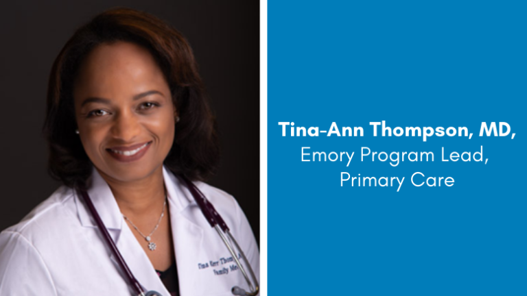 Tina-Ann Thompson, MD, promoted to Emory Program Lead, Primary Care ...