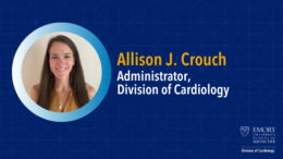 Photo of Allison J. Crouch, Administrator in the Division of Cardiology