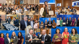 Photo collage of the 2024 Kathy Griendling Department of Medicine Honors and Awards Celebration featuring images of attendants and award recipients